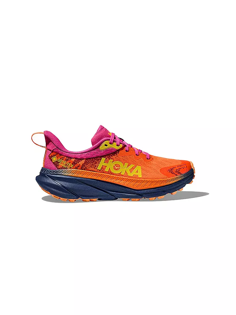 HOKA Damen Laufschuhe Challenger 7 Gore Tex orange